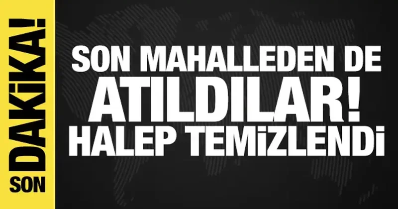 Son dakika: Suriye ordusu, SDG yi Halep ten tamamen çıkardı