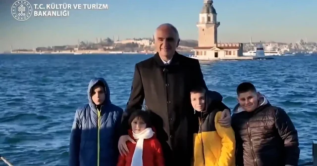 Bakan Ersoy harekete geçti: Kız Kulesi yapan Sivaslı çocukların hayali gerçek oldu VİDEO İZLE