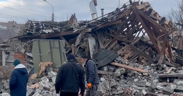 Rusya dan Ukrayna ya hava saldırısı: 5 yaralı VİDEO İZLE