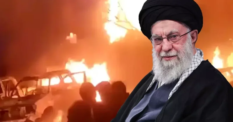 İran da cami ve belediye binası ateşe verildi