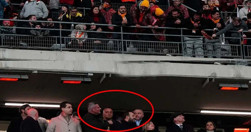 Fenerbahçe Yönetimi Galatasaray taraftarının altındaki tribünde kaldı