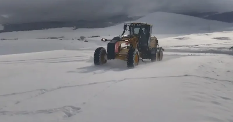 Kars’ta 11 köy yolu ulaşıma kapalı bulunuyor