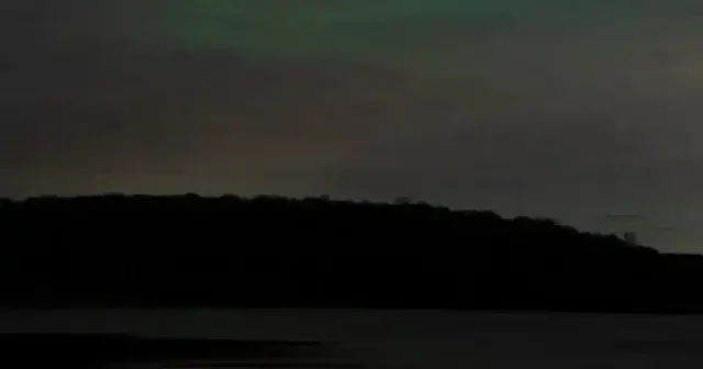 New Jersey semaları Kuzey Işıklarıyla renklendi VİDEO İZLE