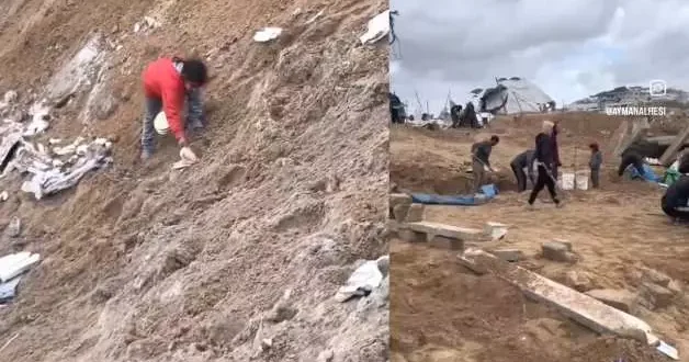 Gazze de kumların altından ekmek çıkarma mücadelesi...