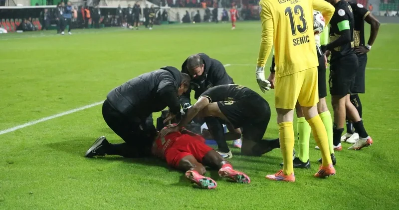 Amedspor un yıldızı acil ameliyata alındı: 25 dikiş atıldı