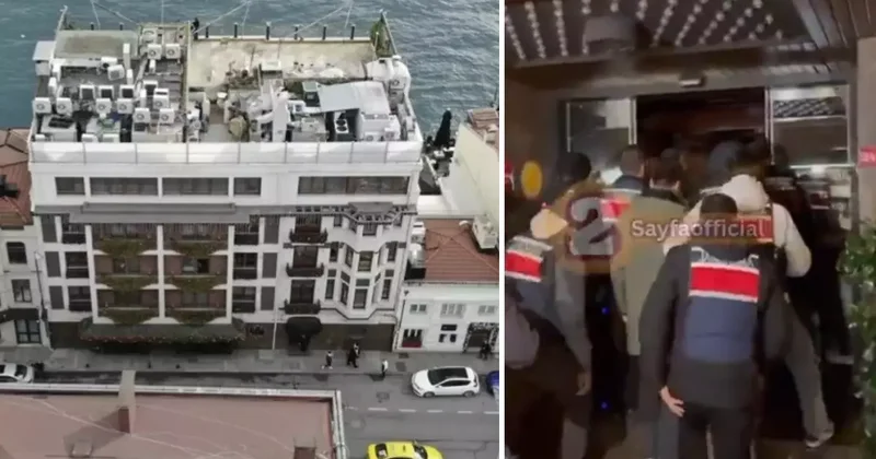 Uyuşturucu partilerinin mekanı Bebek Otel e 200’e yakın jandarma ile baskın düzenledi