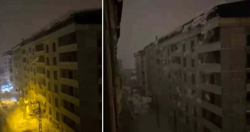 Şemdinli’de tonlarca ağırlıktaki kar kütlesi elektrik direklerini devirdi Hakkâri Haberleri