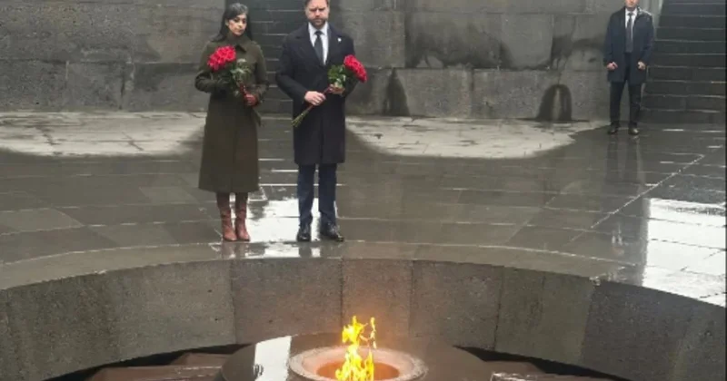ABD Başkan Yardımcısı Ermenistan daki o anıtı ziyaret etti Sözcü Gazetesi