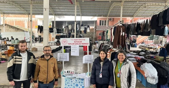 Kuyucak ta sigarayı bırakmaya yönelik saha çalışması Aydın Haberleri