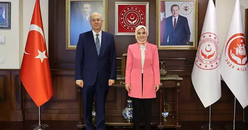 Bakan Göktaş, Mısır Ankara Büyükelçisi Elsheik ile görüştü