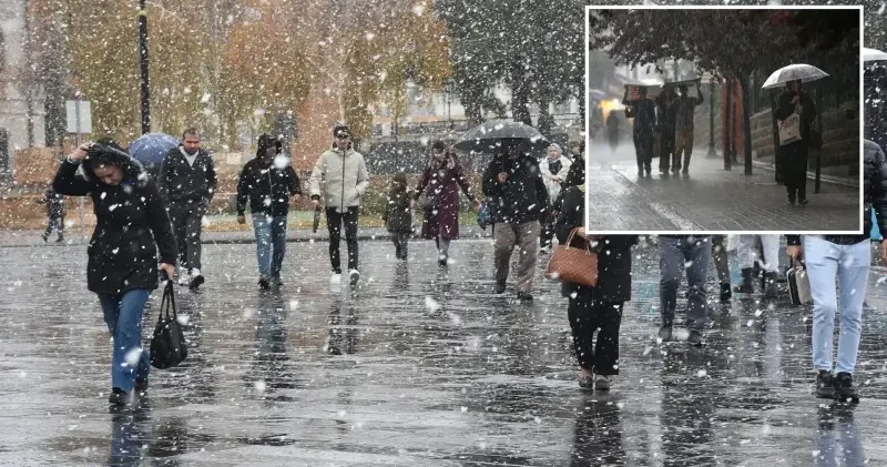 13 il için sağanak ve yoğun kar yağışı uyarısı! Adana, Ağrı, Antalya, Bingöl, Bitlis, Diyarbakır, Erzurum, Hatay, Muş, Siirt, Tunceli, Batman, Osmaniye hava durumu Gündem Haberleri