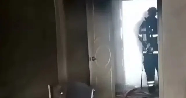 Yozgat ta apartman dairesinde çıkan yangın söndürüldü VİDEO İZLE