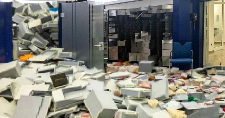 Almanya da 100 milyon Euro luk banka soygunu! Görüntüler yayınlandı