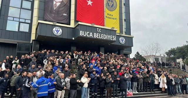 Buca Belediyesi ndeki işçi eylemi sona erdi İzmir Haberleri