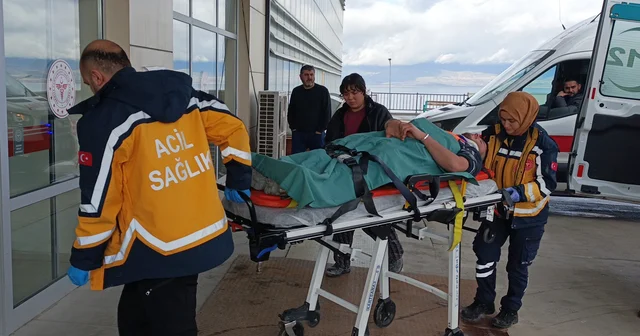 Kesimi yapılan mermer blok düştü, 5 işçi yaralandı Burdur Haberleri