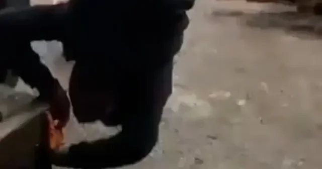 Ankara’da insanlık dışı olay: Zihinsel engelli çalışanı vince astılar VİDEO İZLE