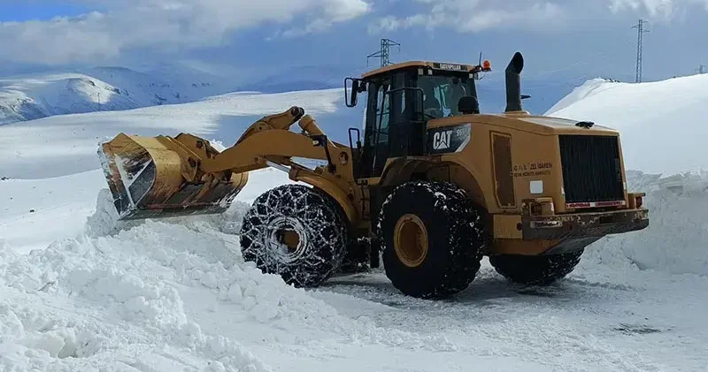 Iğdır da 14 köy yolu kardan ulaşıma kapandı