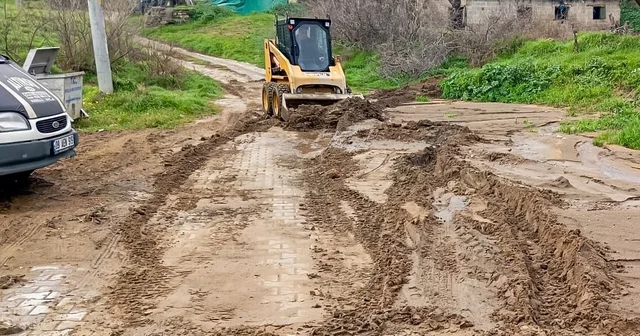 Yağış sonrası belediye ekipleri sahaya indi Aydın Haberleri