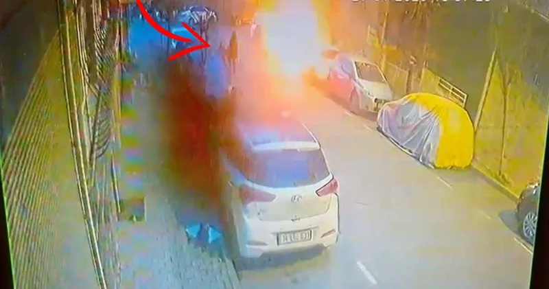Gaziosmanpaşa daki bombalı saldırının görüntüleri ortaya çıktı! Anne ve çocuğu son anda kurtulmuş