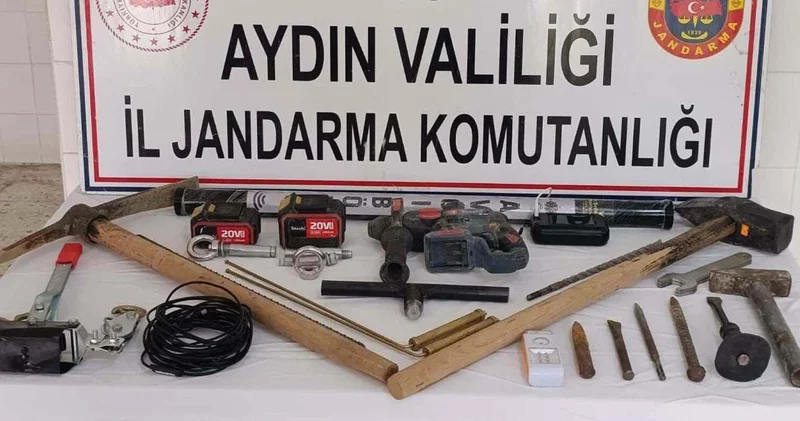 Aydın da tarihi eser kazısına suçüstü!
