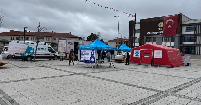 Mobil mamografi aracı Çerkeş te hizmet vermeye başladı Çankırı Haberleri