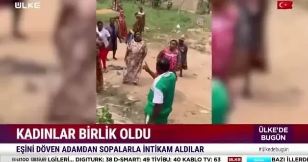 Kamerun da dayakçı koca kadınların gazabına uğradı