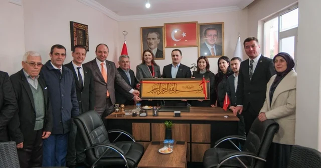 AK Parti Kırcasalih Belde Başkanlığı binası törenle açıldı Edirne Haberleri