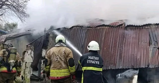 Dörtyol da ev yangını Hatay Haberleri