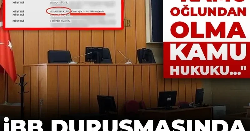 İBB Davası dan yapay zeka skandalı! Kamu oğlundan olma Kamu Hukuku İmamoğlu ndan şikayetçi oldu