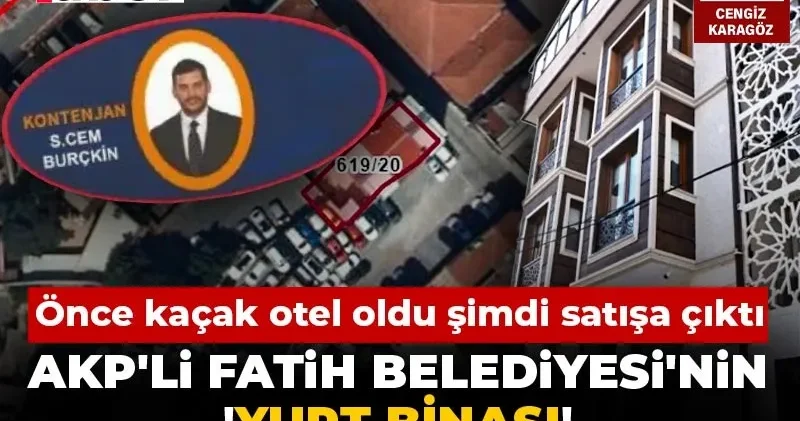 AKP li belediyenin öğrenci yurdundan turistik otel çıktı