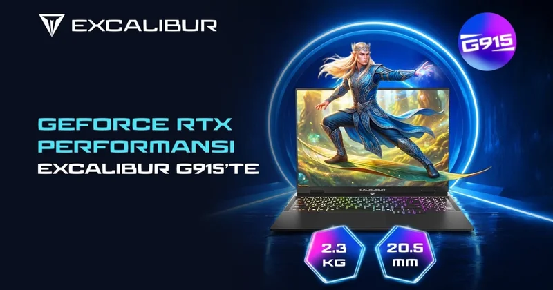 GeForce RTX Slim Performansı, Excalibur G915’te Sözcü Gazetesi