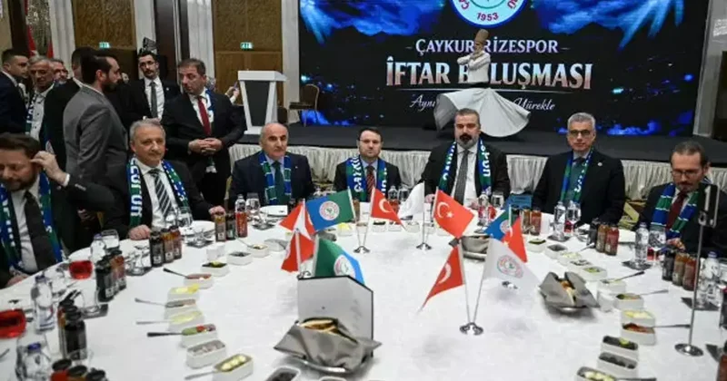Bakan Gürlek, Çaykur Rizespor iftarına katıldı