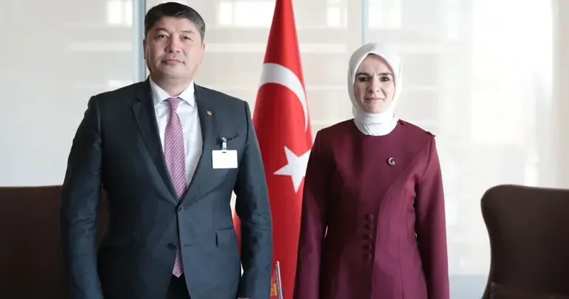 Bakan Göktaş, Moğolistanlı mevkidaşı Aubakır ile görüştü