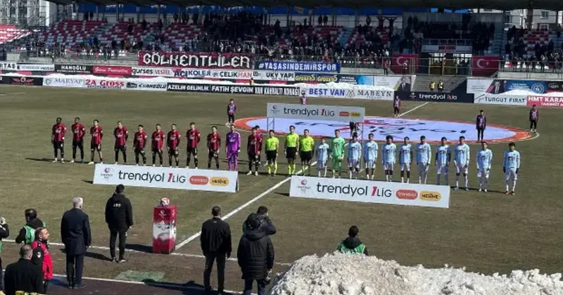 TFF 2. Lig e düşen takım 1. Lig de tek golle kaybetti