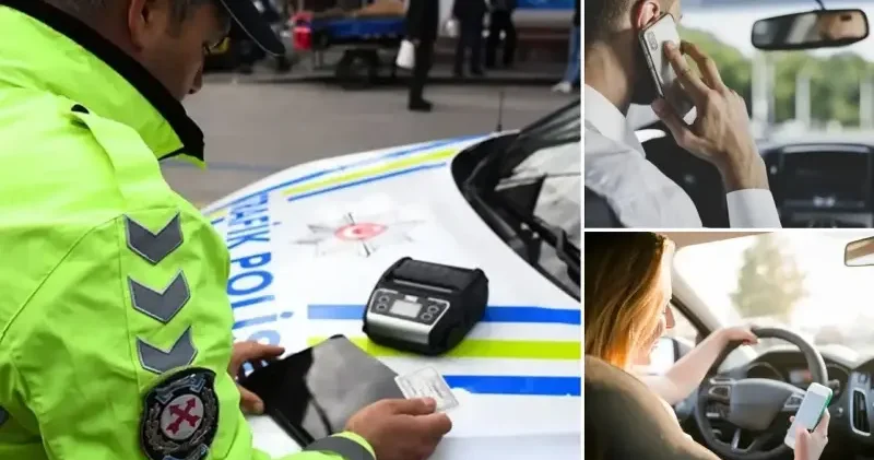 Trafikte telefon kullanımına sert ceza: 3 üncü ihlalde ehliyet tehlikede Gündem Haberleri