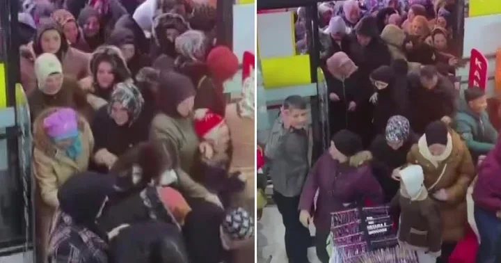 Sivas ta mağaza açılışında izdiham