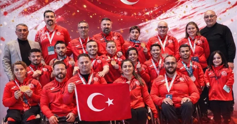 Milli para halterciler den 20 madalya