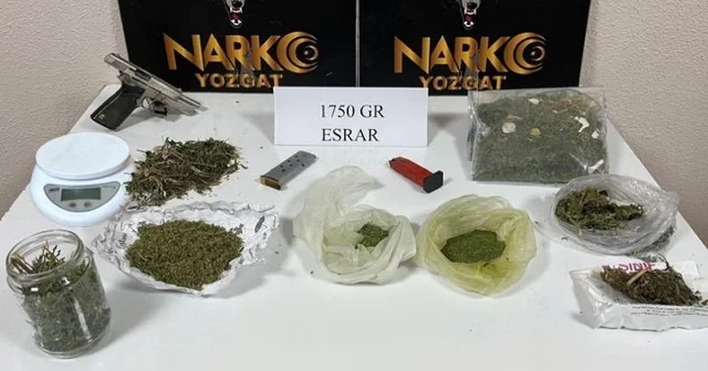 Yozgat ta bin 750 gram esrar ele geçirildi Yozgat Haberleri