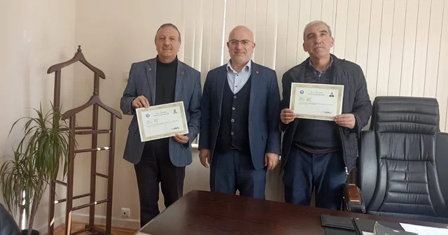 Emet te imamlara Üstün Başarı Belgesi Kütahya Haberleri