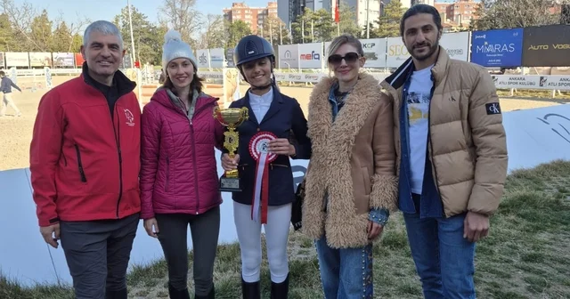 Ankara Yıldırım Beyazıt Üniversitesi Spor Kulübü binicisi Turasan birincilik elde etti Ankara Haberleri