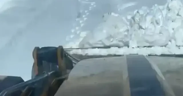 Siirt’te kardan kapanan yerleşim yerleri ulaşıma açıldı VİDEO İZLE