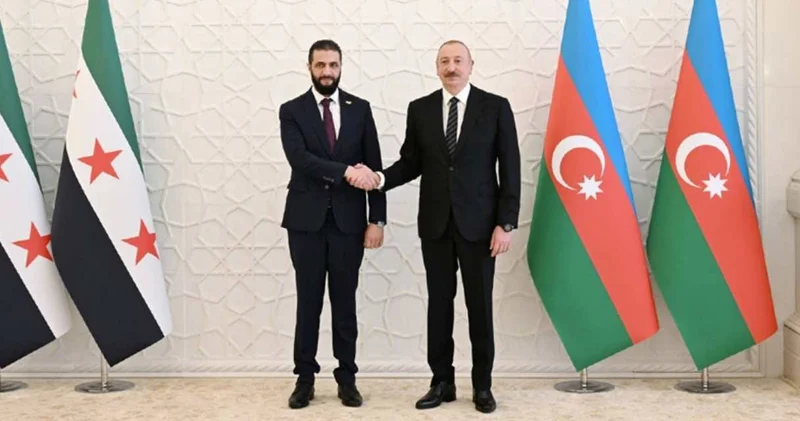 Şara Azerbaycanlı mevkidaşı Aliyev ile görüştü