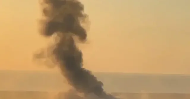 İsrail Lübnan a hava saldırısı düzenledi VİDEO İZLE