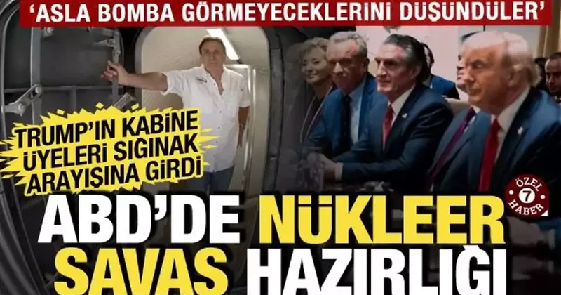ABD de nükleer savaşa hazırlık: Trump ın kabinesi sığınak arayışına girdi