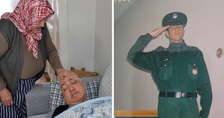 Polis memuruyken engelli kalan oğluna 22 yıldır bakıyor: Gelini bu sözlerle bakmaktan vazgeçmiş Deftere yazdığını görünce kahroldu