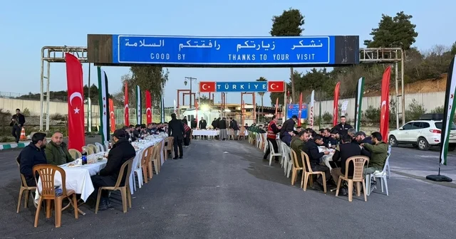 Yayladağı Gümrük Kapısı nda dostluk iftarı Hatay Haberleri