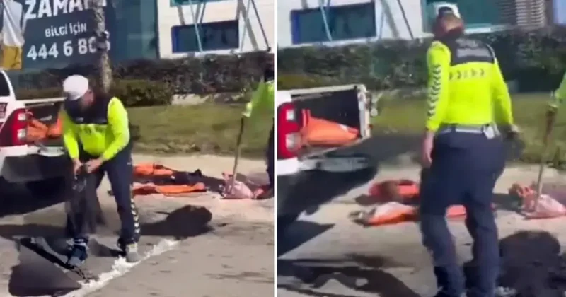 Buca Belediyesi uyuma: Bozuk yolları jandarma onarıyor