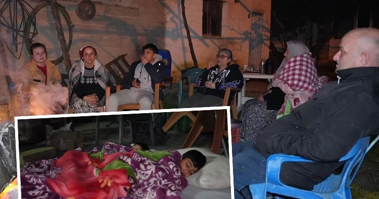 Dünkü depremin merkez üssüydü: Vatandaşlar geceyi dışarıda geçirdi