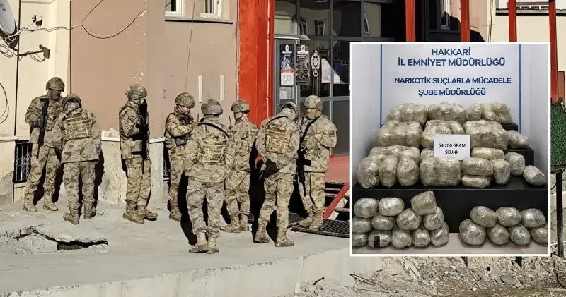Üç ilde aş zamanlı uyuşturucu operasyonu: Biri başkomiser dört kişi tutuklandı Hakkâri Haberleri