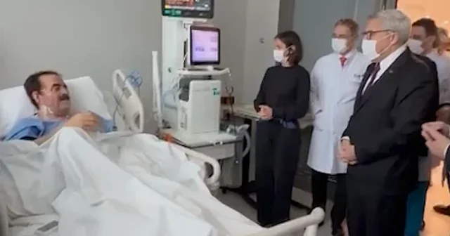 AK Parti Genel Başkan Yardımcısı Yayman İbrahim Tatlıses i hastanede ziyaret etti: Türküyle karşılandı VİDEO İZLE